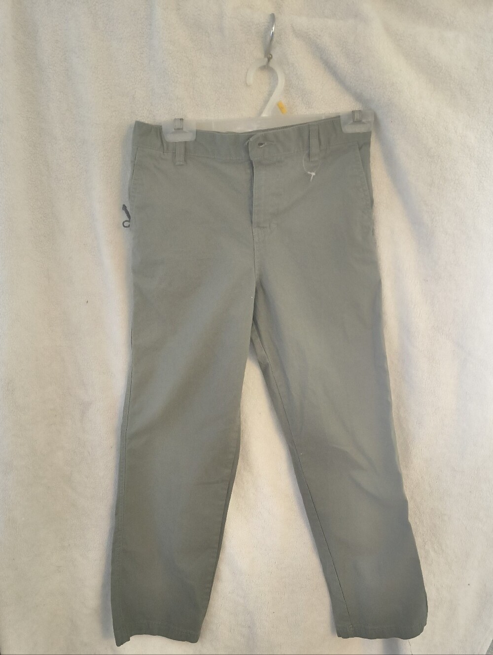 Boys Olive Green Cargo Pants